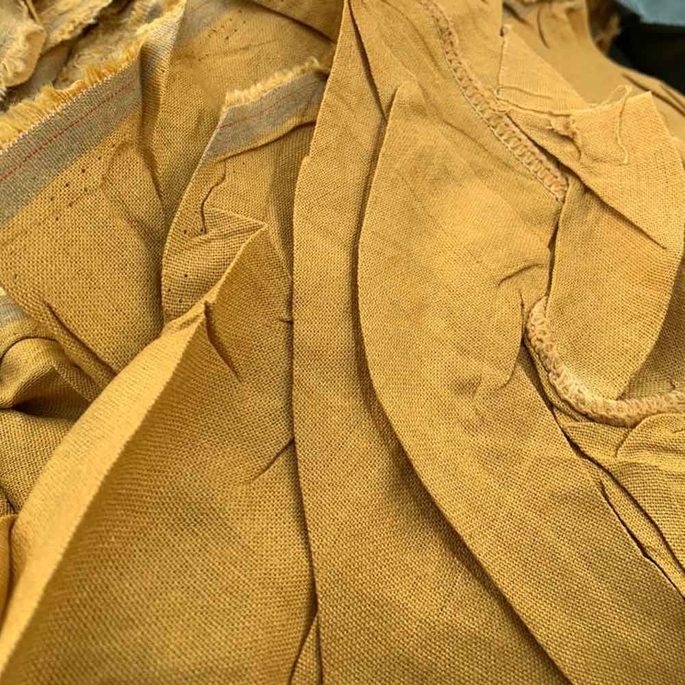 Woven-Linen—Mustard