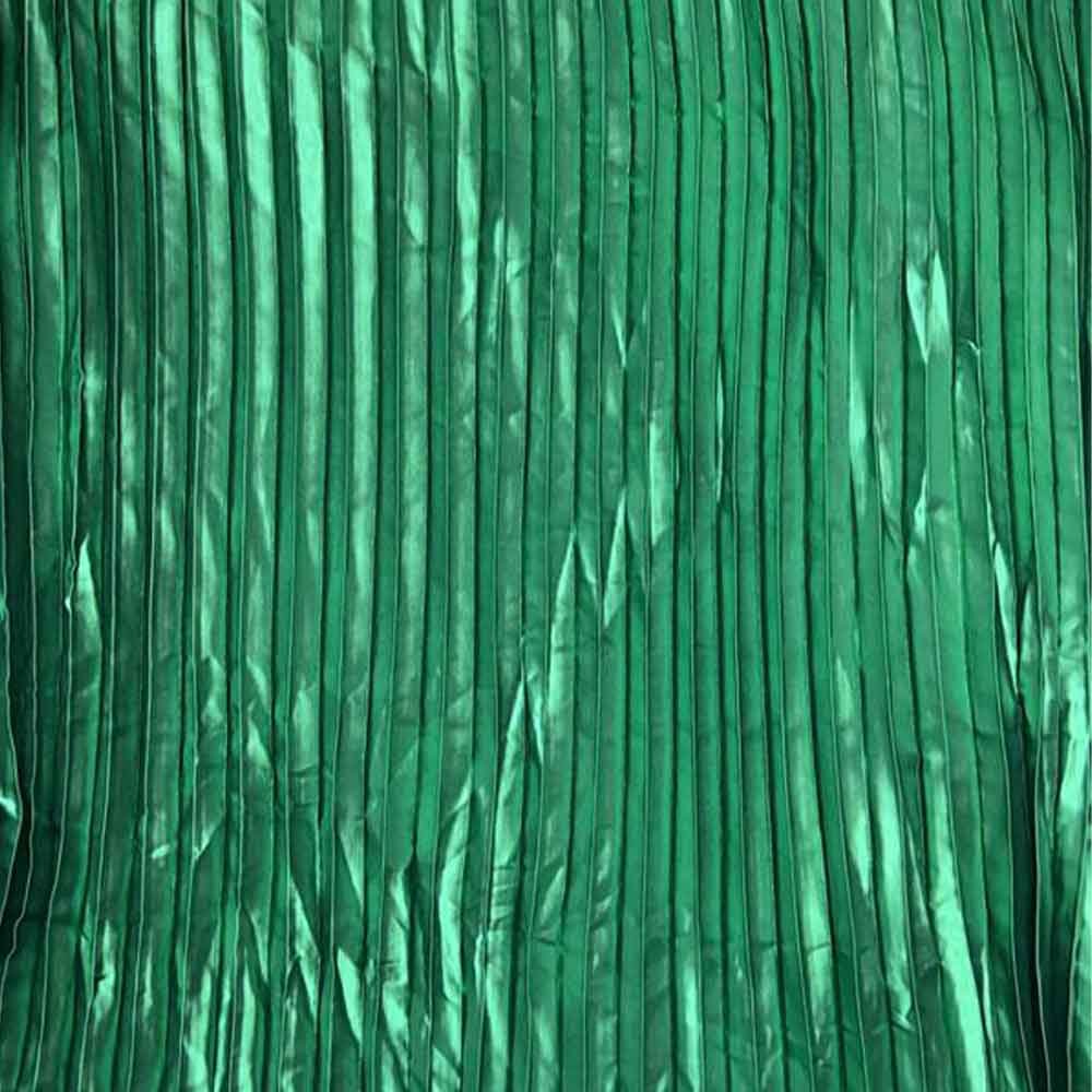 emeralf-green-pleated-satin