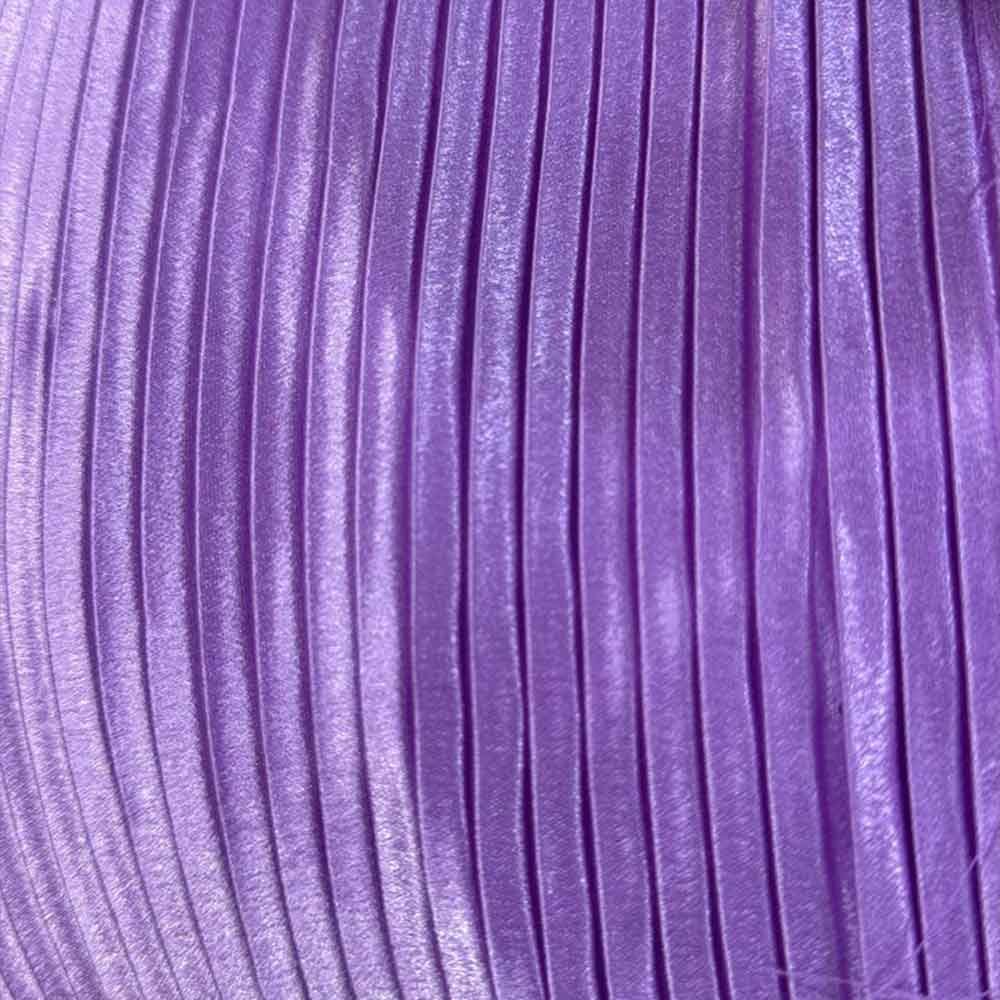 purple-pleated-satin